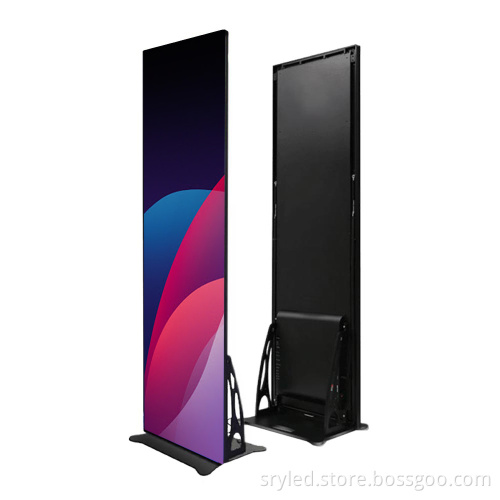 HD Lightweight P2.5 Mirror LED Advertising Poster Display